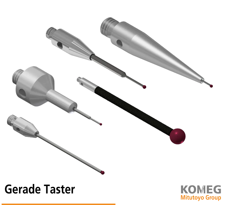 Übersicht über unterschiedliche gerade Sondertaster, die konfiguriert werden können.